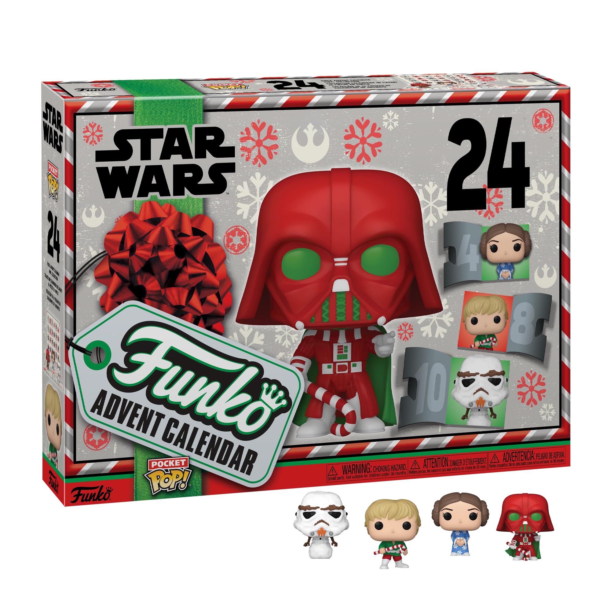 Funko Calendario de Adviento Star Wars - 24 Figuras Sorpresa de Vinilo - Colección Exclusiva con Darth Vader - Regalo Navidad para Niños y Fans Funko Calendario de Adviento Star Wars - 24 Figuras Sorpresa de Vinilo - Colección Exclusiva con Darth Vader - Regalo Navidad para Niños y Fans